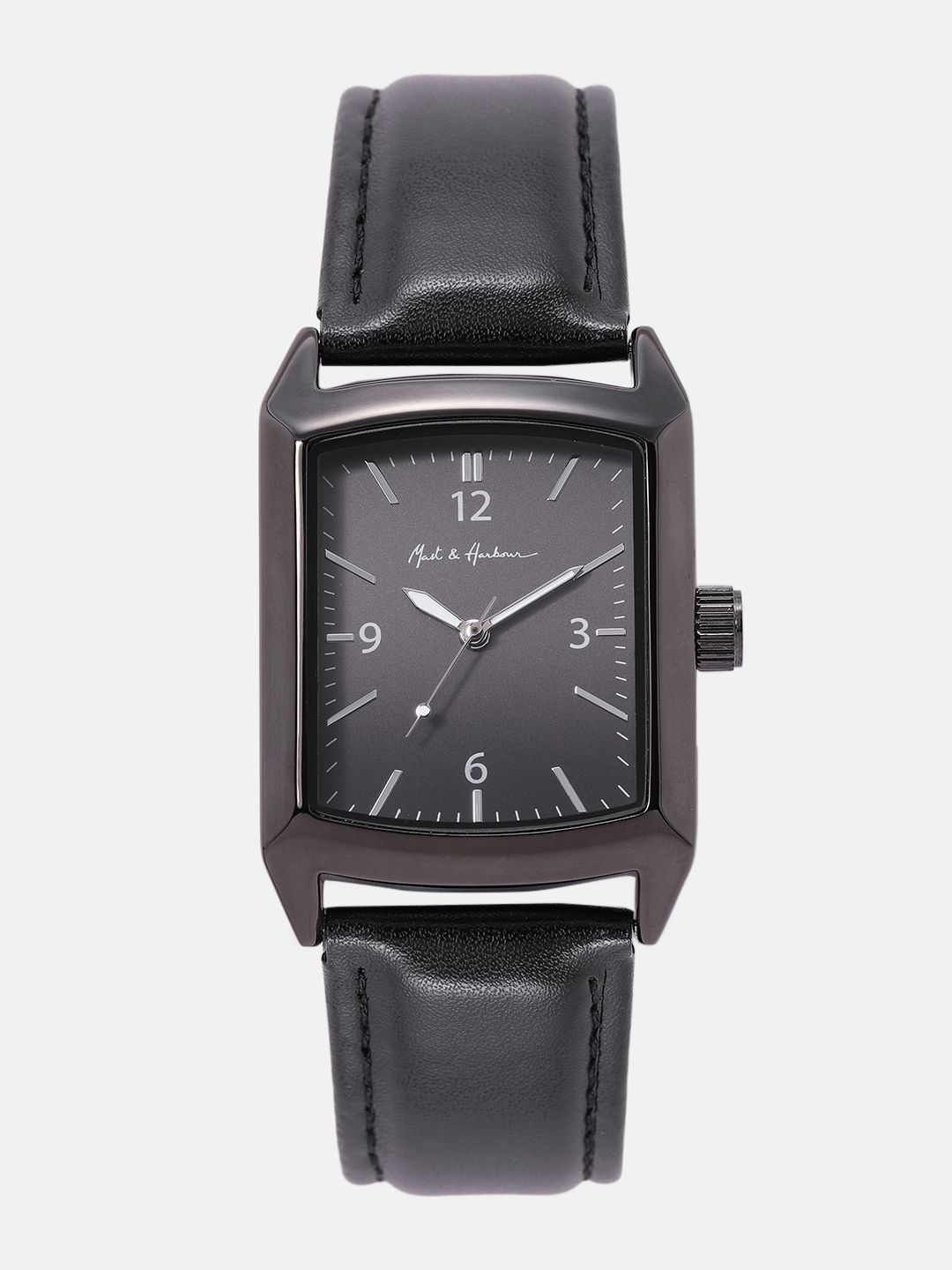 Buy Mast & Harbour Men Textured Dial Analogue Watch UT-A8656BLK