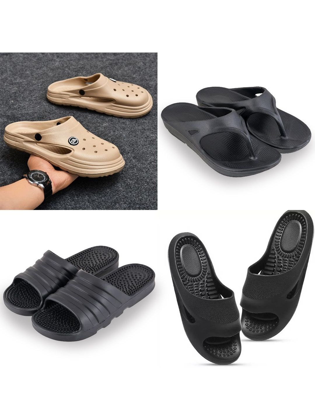 Feel alive Set Of 4 Ultra-Comfortable Lightweight Sliders