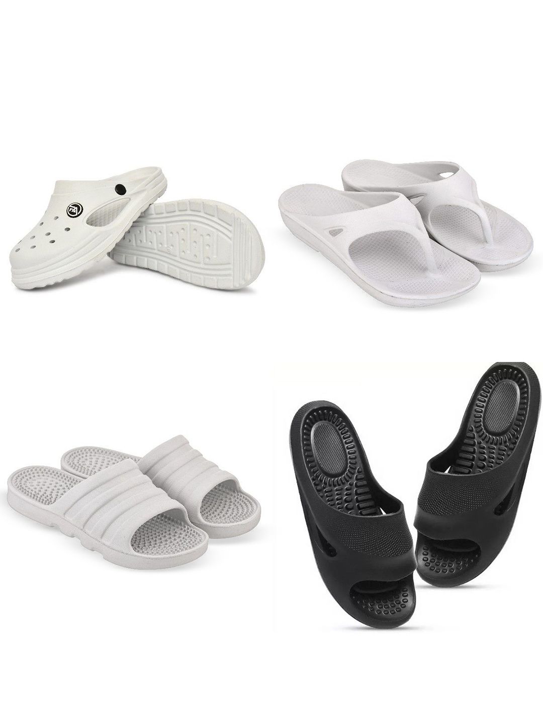 Feel alive Men Pack of 4 Thong Flip-Flops