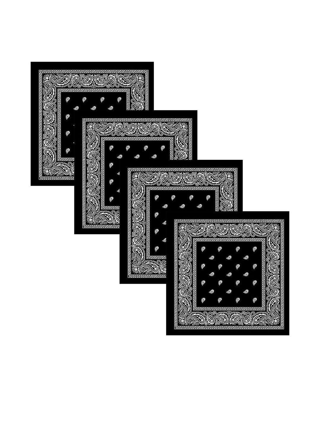 Navkar Crafts Unisex Set Of 4 Printed Bandana Headband