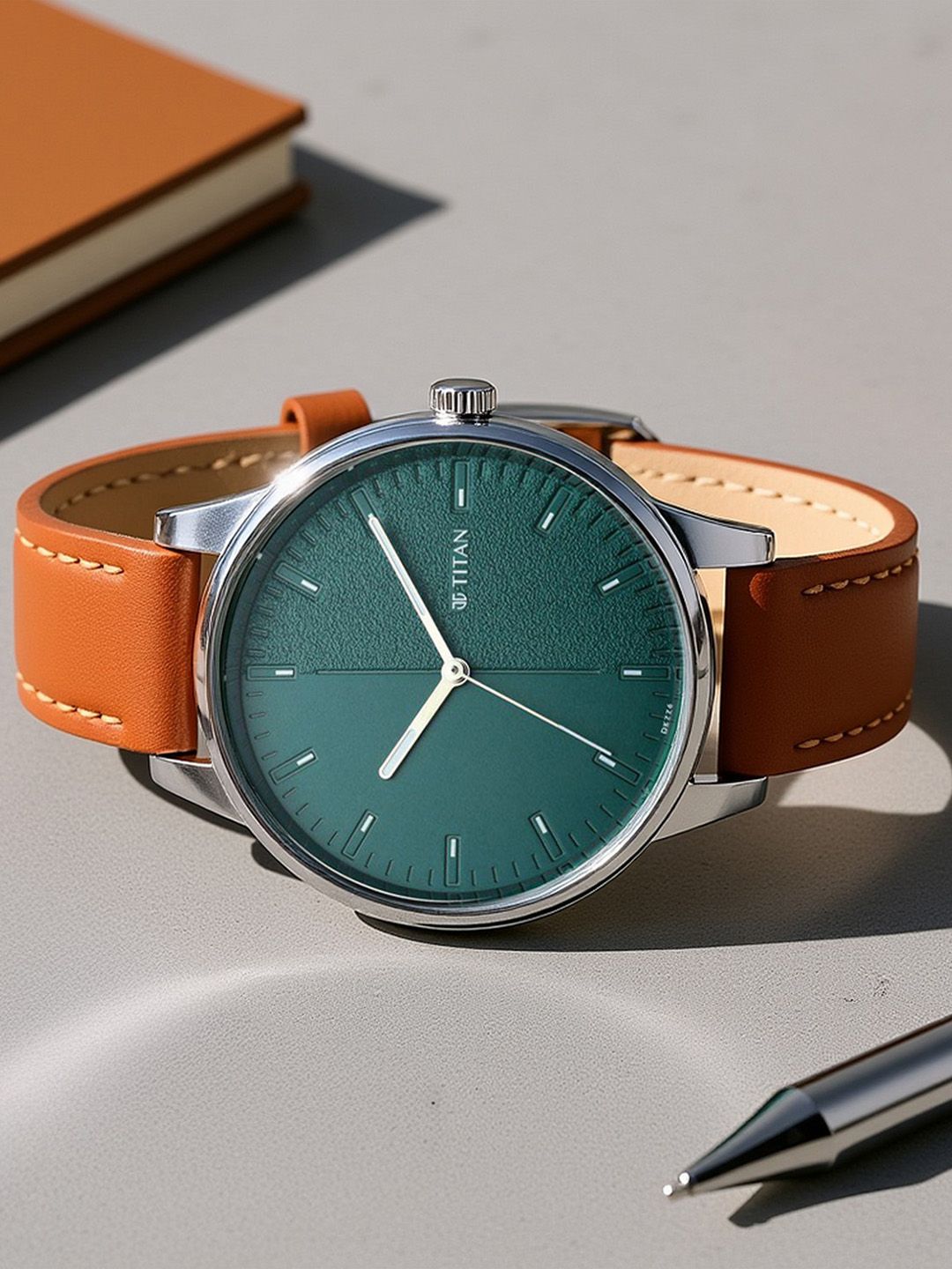 Titan Workwear Quartz Analog With Teal Green Dial Watch For Women - 2648sl01