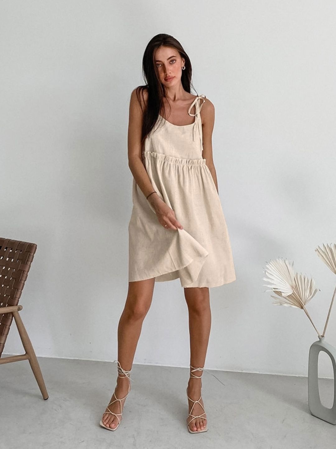 StyleCast StyleCast Shoulder Straps Fit & Flare Dress
