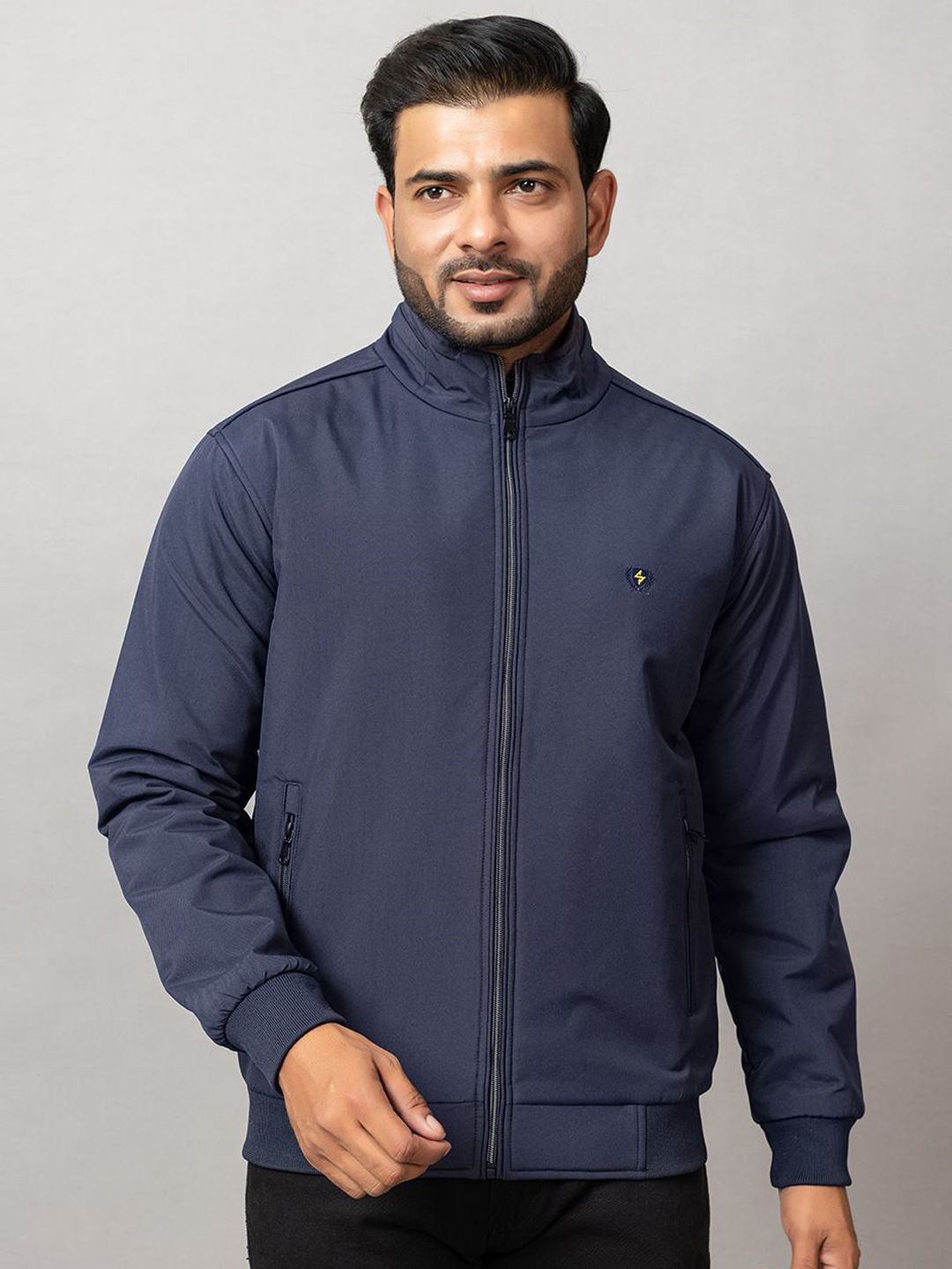 Seapen Men Regular Fit Casual Bomber Jacket