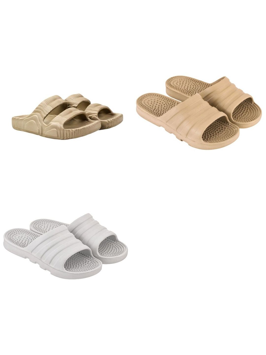Feel alive Men Set Of 3 Flip Flops