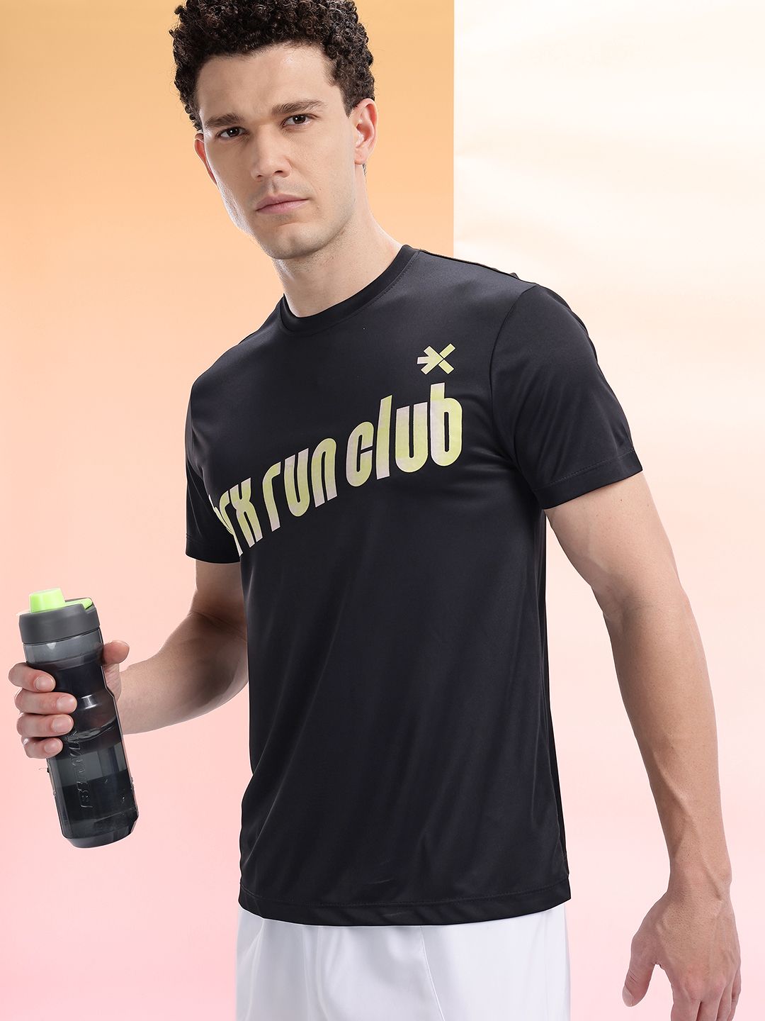HRX by Hrithik Roshan Typography Printed Running T-shirt
