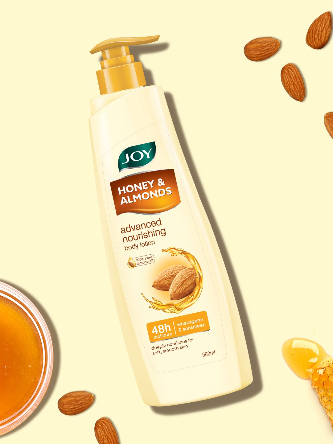 JOY Honey & Almonds Advanced Nourishing Body Lotion 500ml