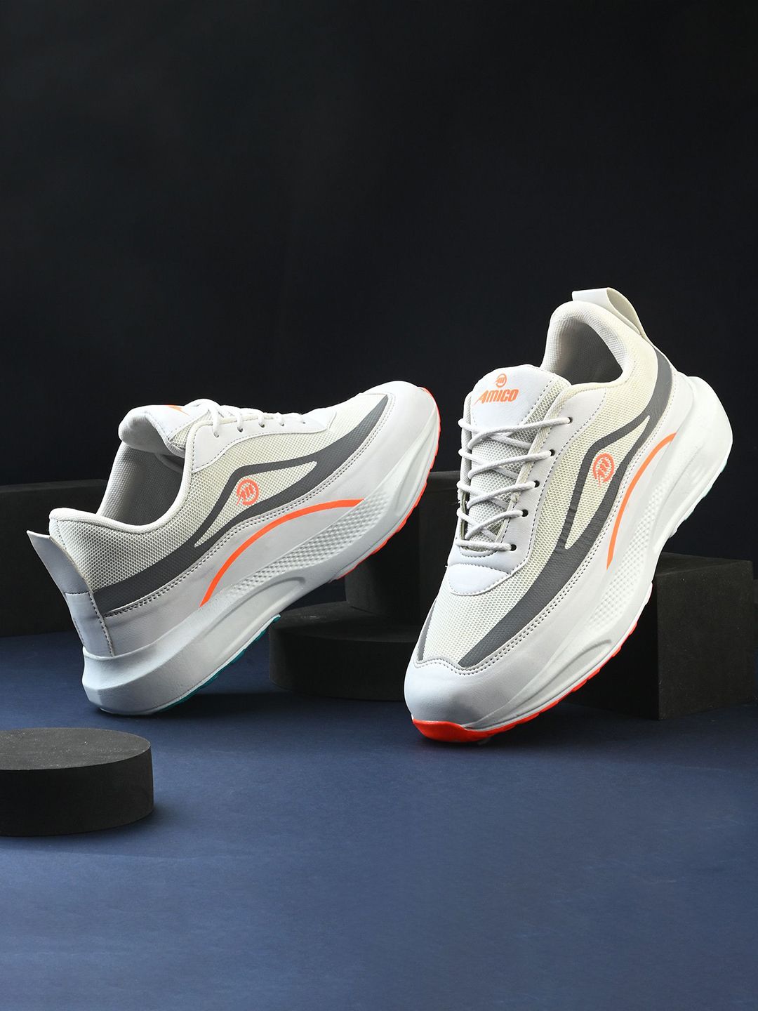 AMICO Men Mesh Running Non-Marking Shoes