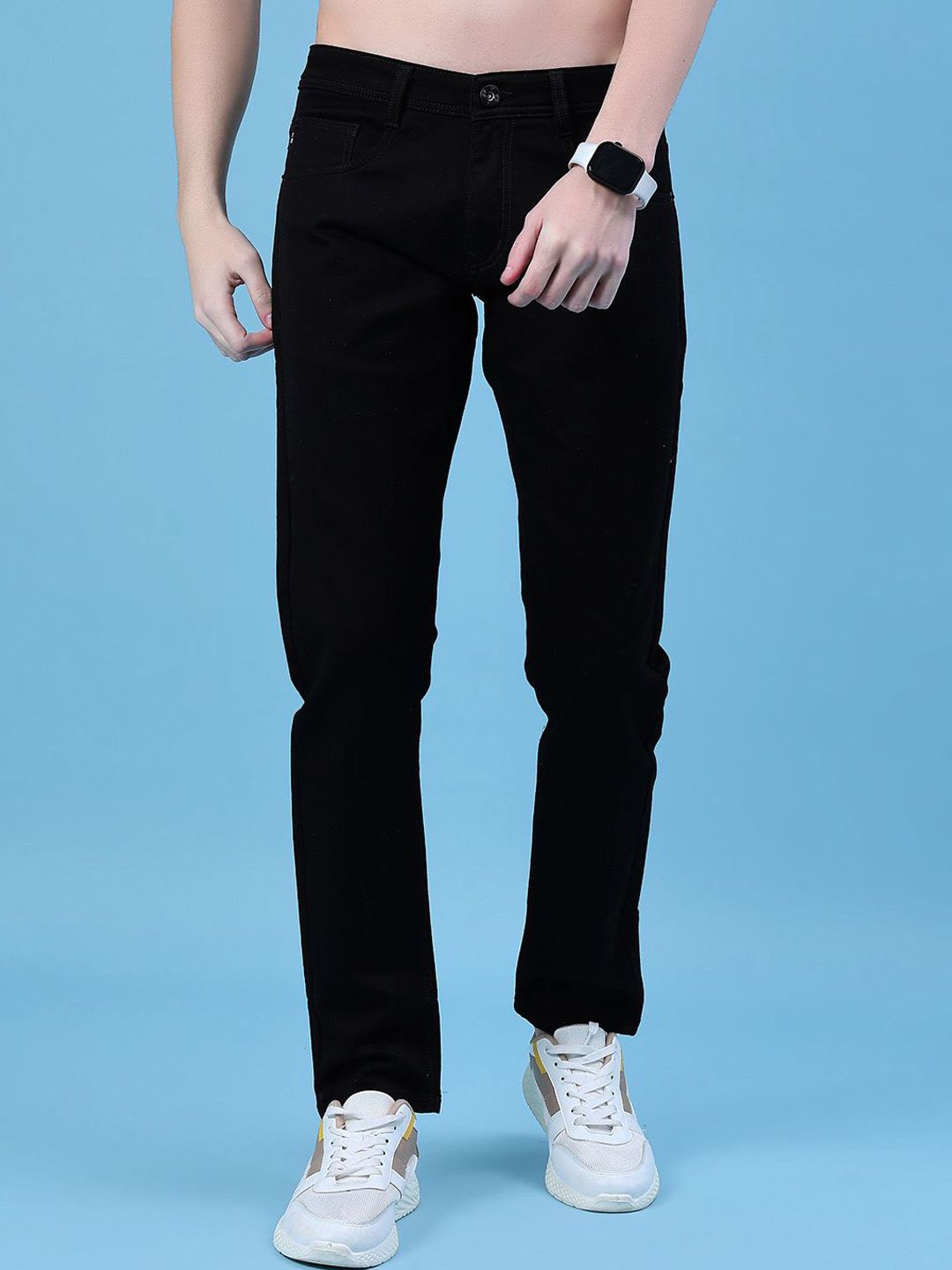 V-Mart Men Regular Fit Mid-Rise Stretchable Jeans