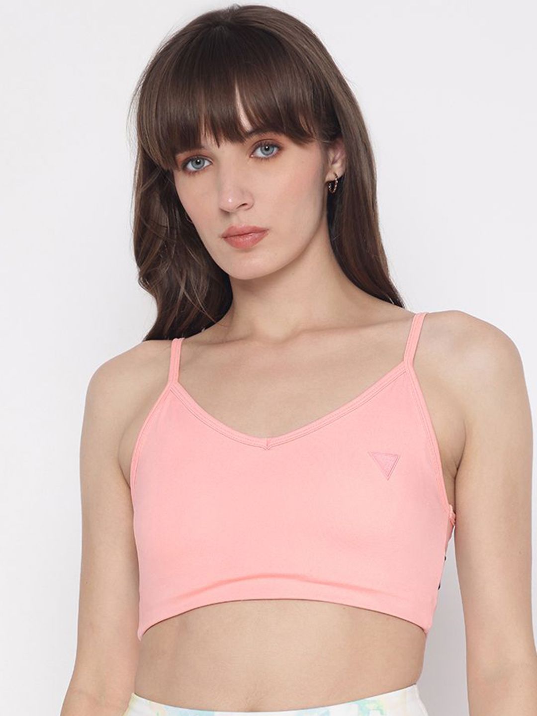 GUESS Women Sleeveless Bralette Crop Top