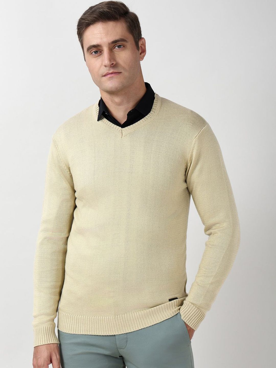 Peter England Casuals Men Pullover Sweater