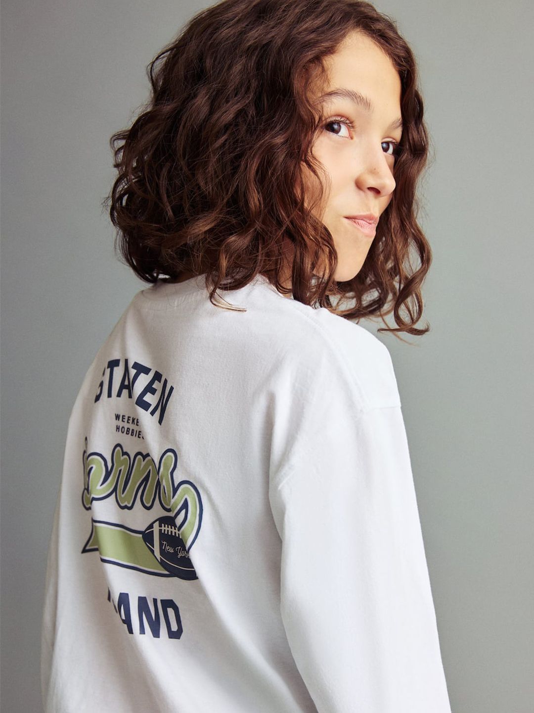 Mango Kids Boys Relaxed Fit Typography Printed Pure Cotton T-shirt