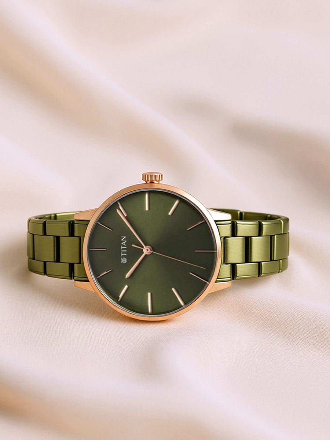 TGIF Women For Watch Dial Green With Analog Quartz Tgif Titan Buy かごバッグ