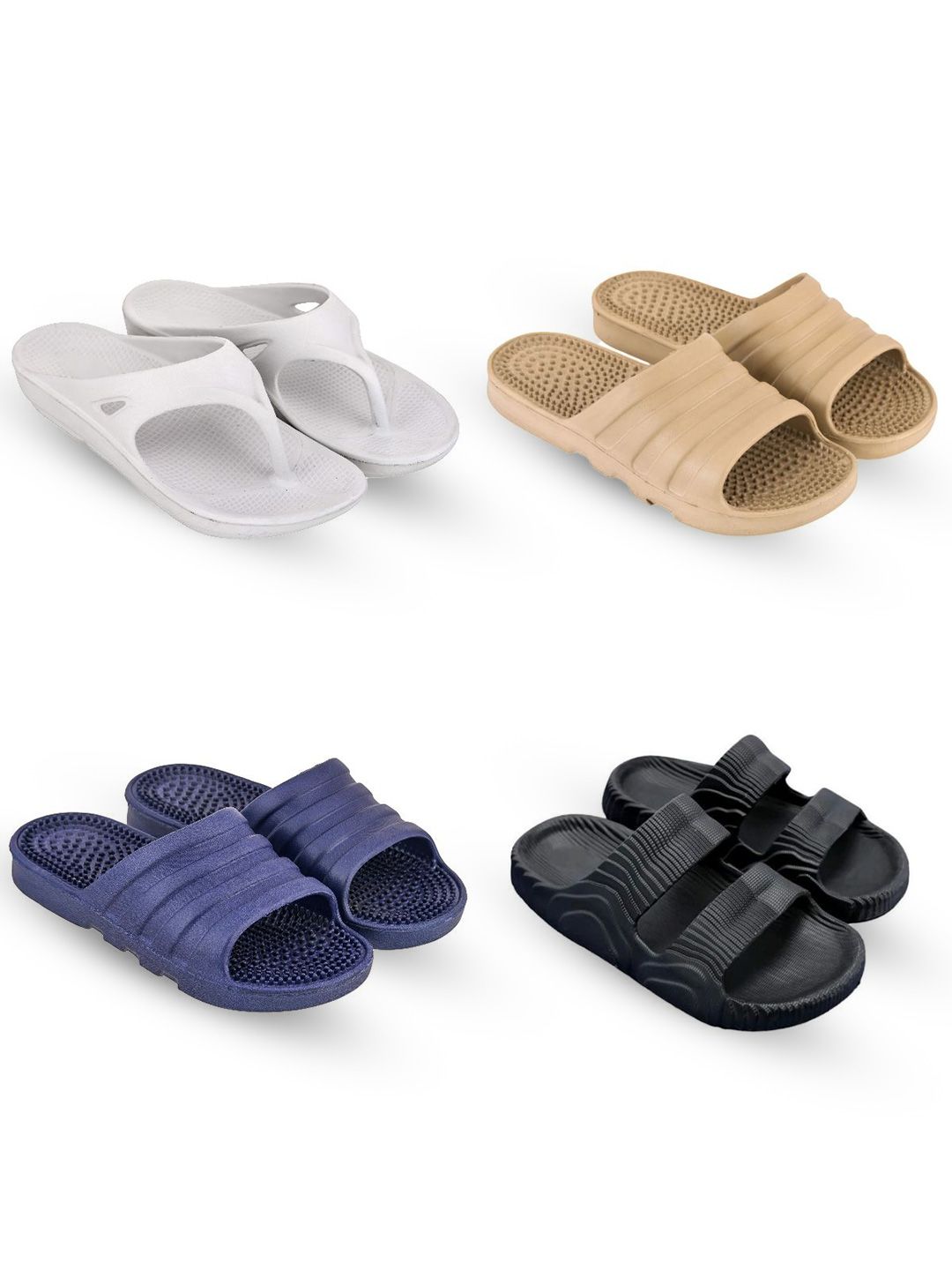 Feel alive Set Of 4 Slip-On Clogs