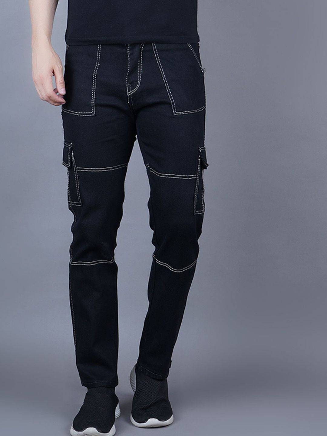 MaverIQ Men Slim Fit Mid-Rise Stretchable Jeans
