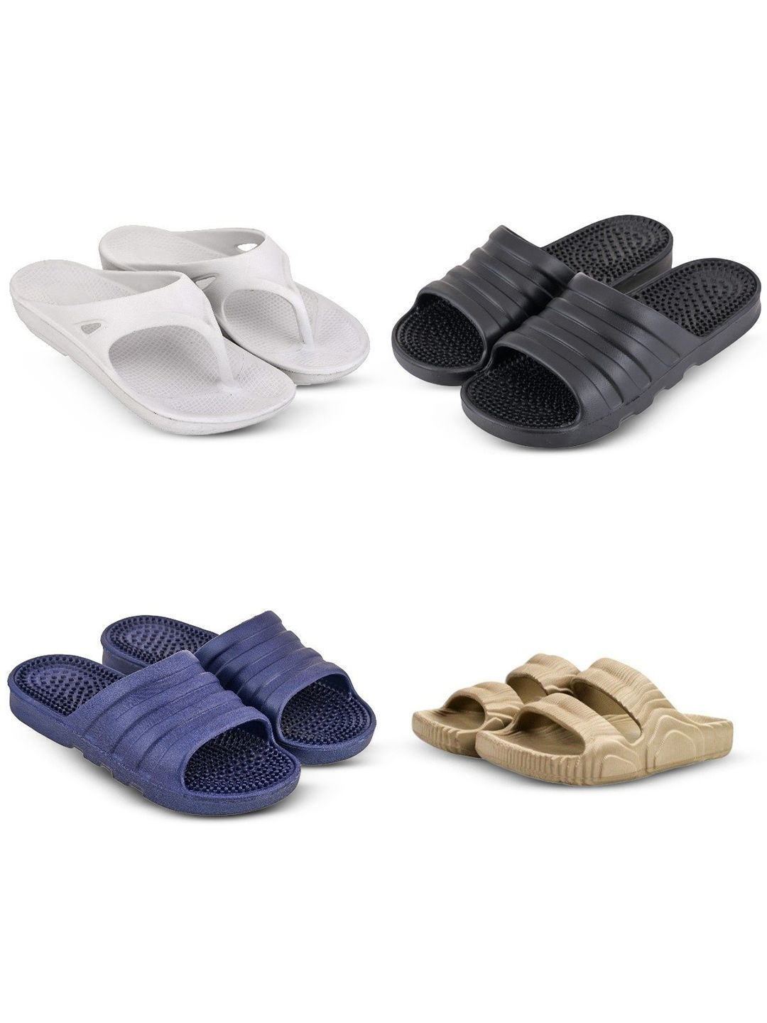Feel alive Men Set of 4 Lightweight Sliders