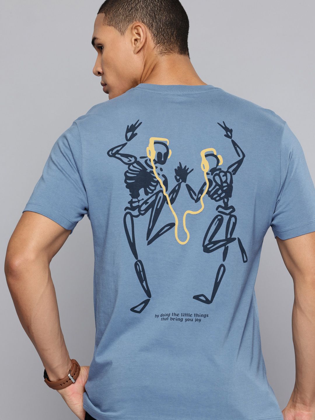 Flying Machine Flying Machine Typography & Graphic Printed Pure Cotton T-shirt
