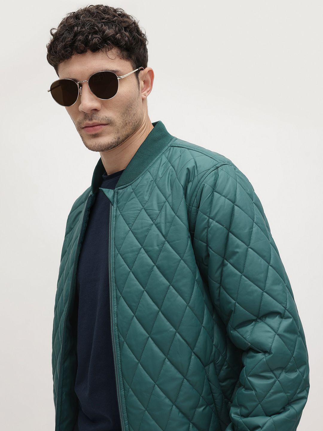 The Roadster Life Co. Stand Collar Quilted Jacket