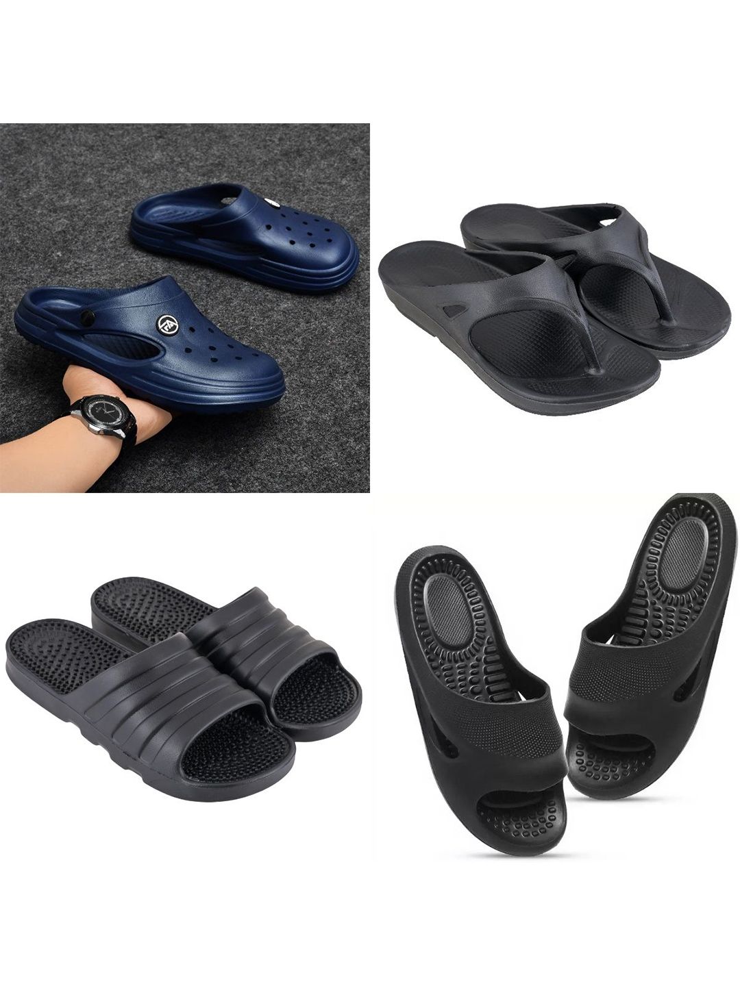 Feel alive Set Of 4 Thong Flip-Flops