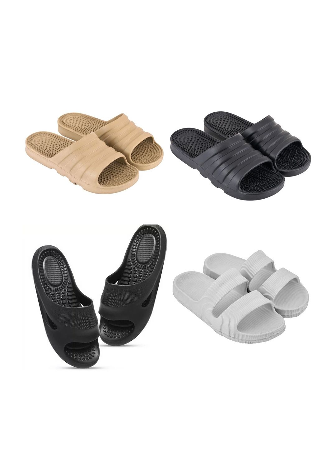 Feel alive Set Of 4 Ultra-Comfortable & Lightweight Sliders