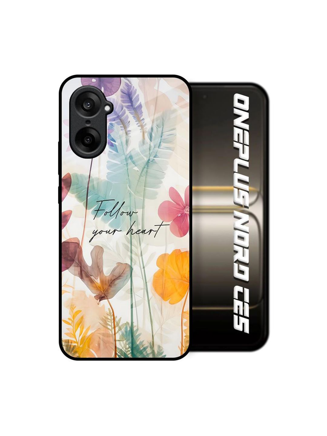 QRIOH Floral Printed OnePlus Nord CE5 5G Back Case Mobile Accessories