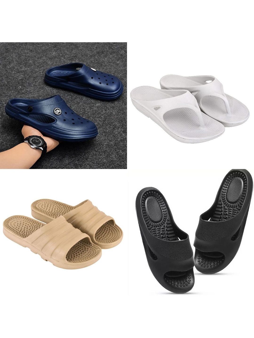Feel alive Set Of 4 Thong Flip-Flops