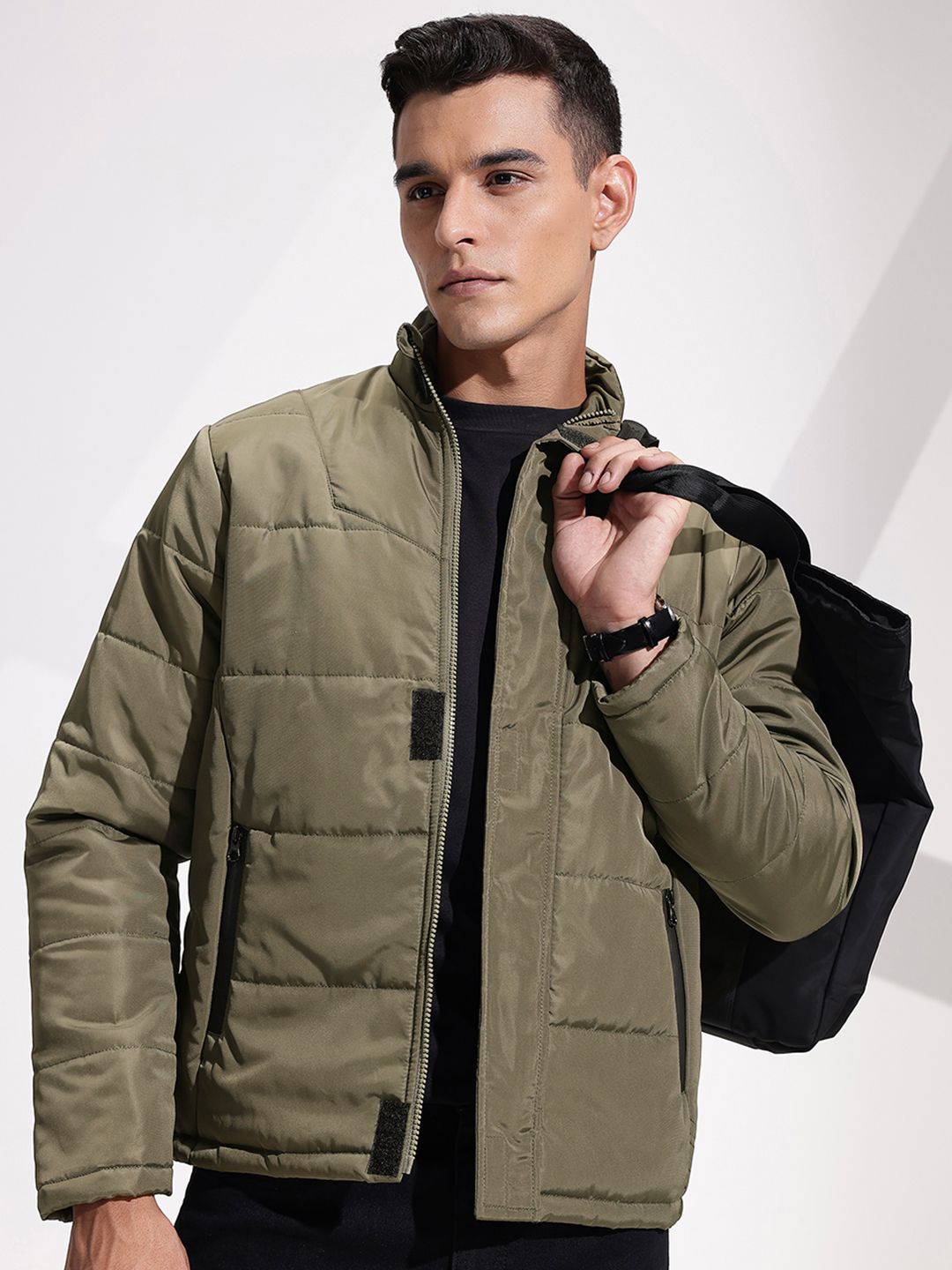 INVICTUS Mock Neck Padded Jacket