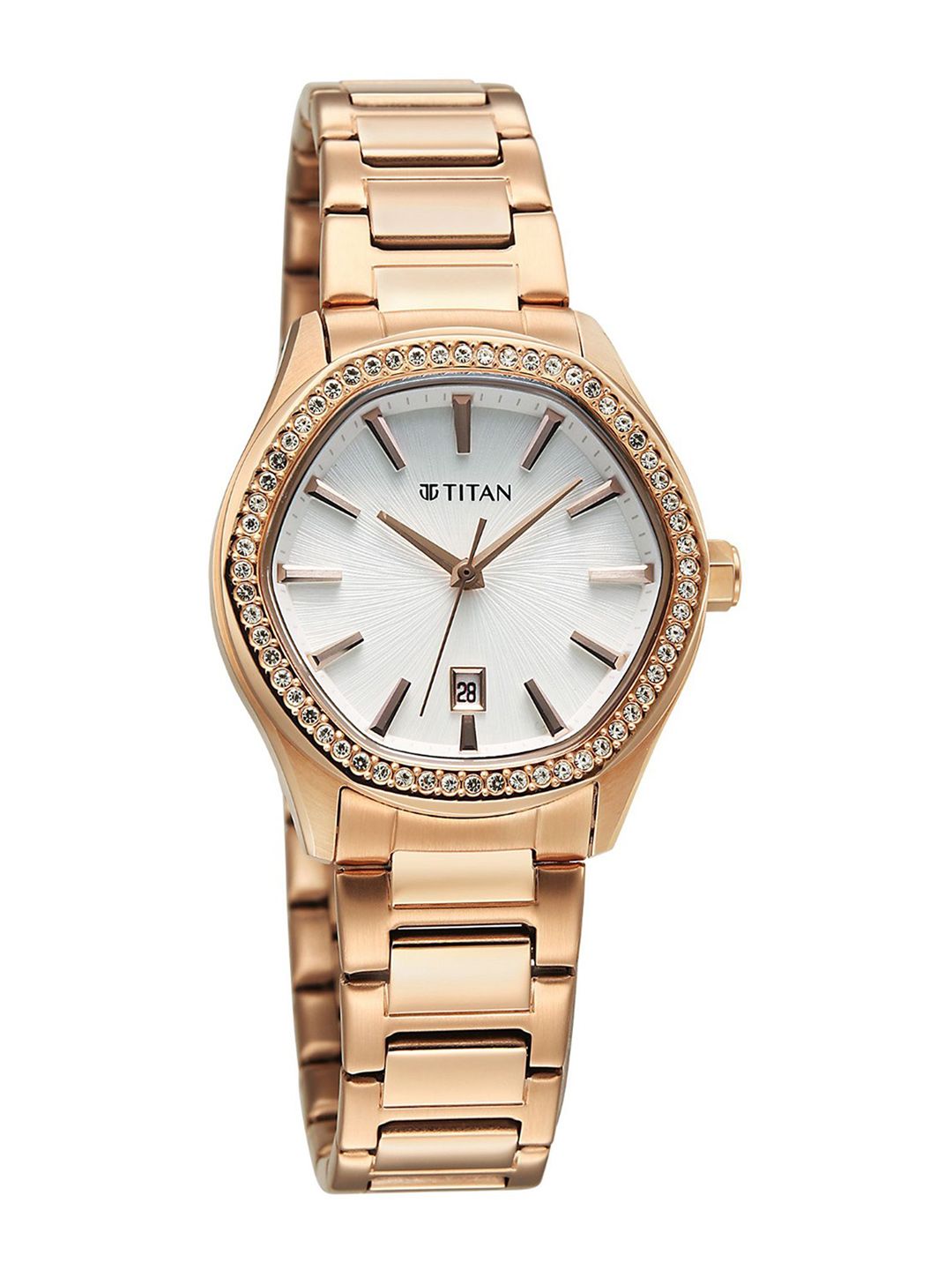 Patterned Dial & Bracelet Style Straps Analogue Watch 95326WM01