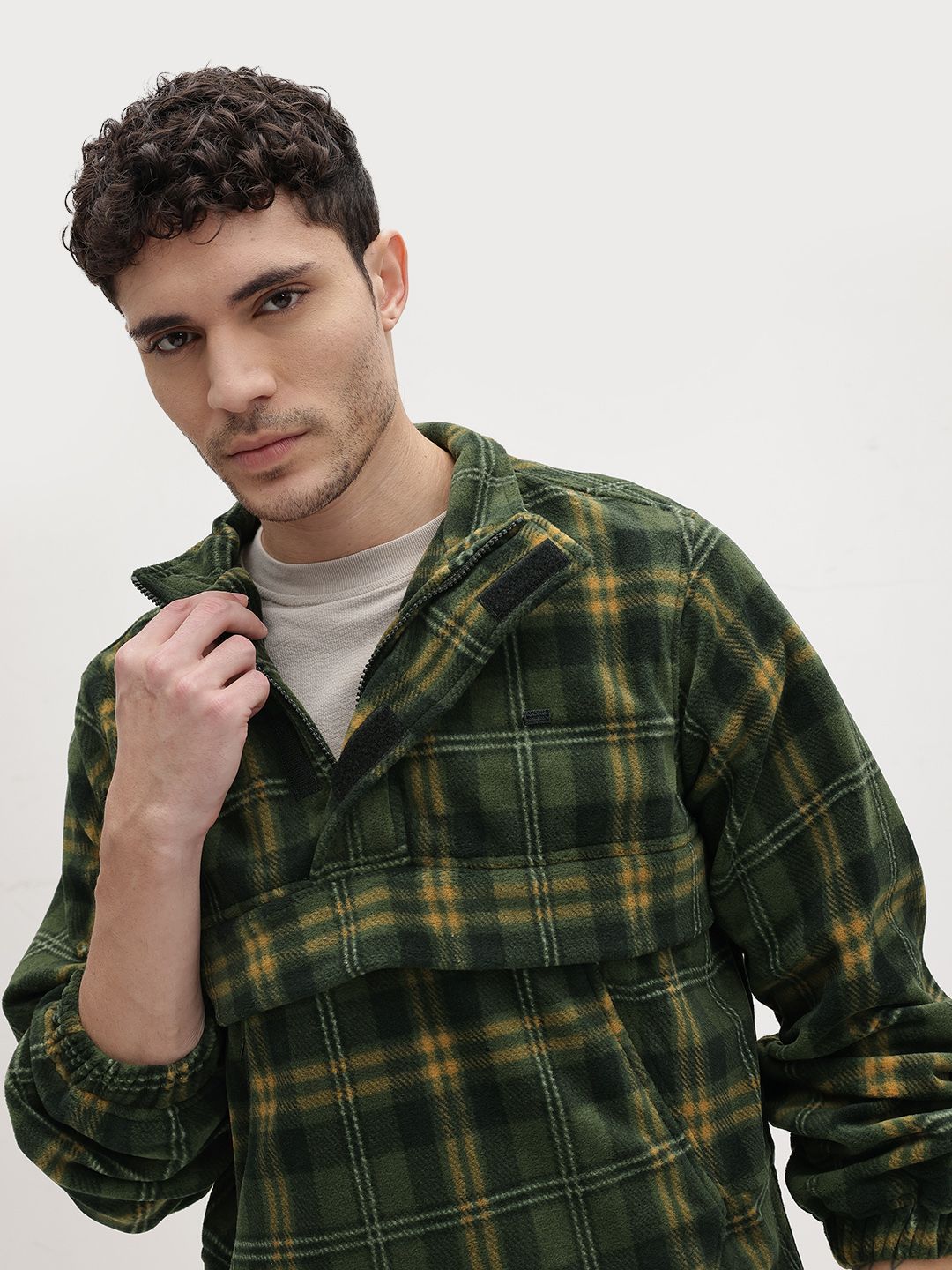The Roadster Life Co. Fleece Mock Collar Tailored Jacket