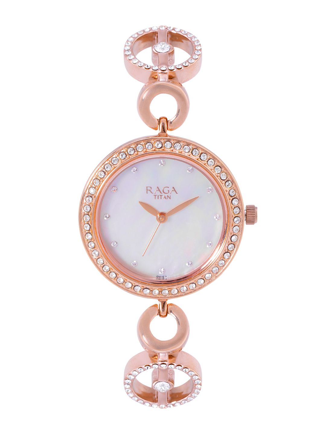 Titan Titan Raga Quartz Analog With Blue Mother Of Pearl Dial Watch For Women - Nt2539wm03