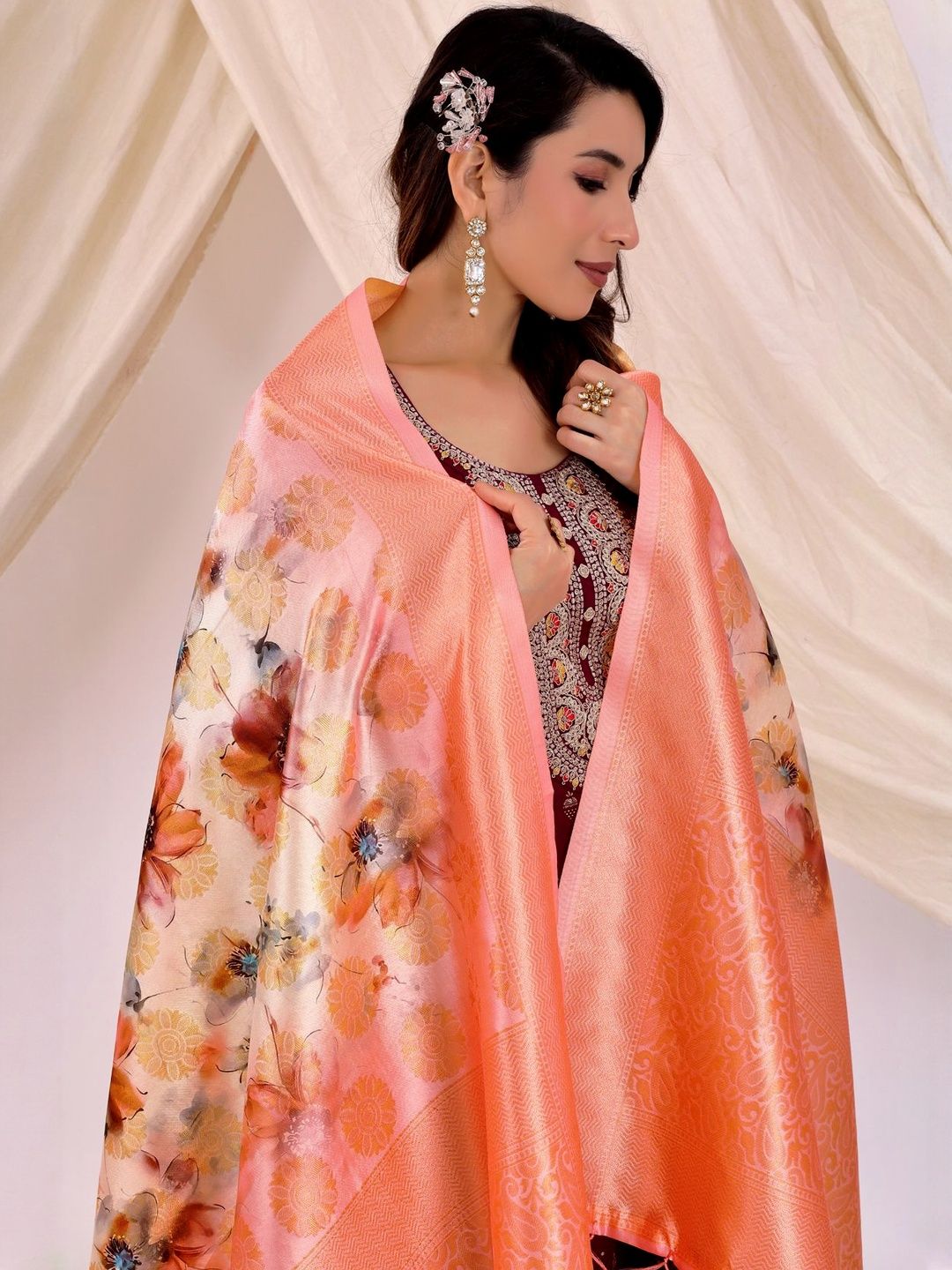 Moda Rapido Woven Design Dupatta