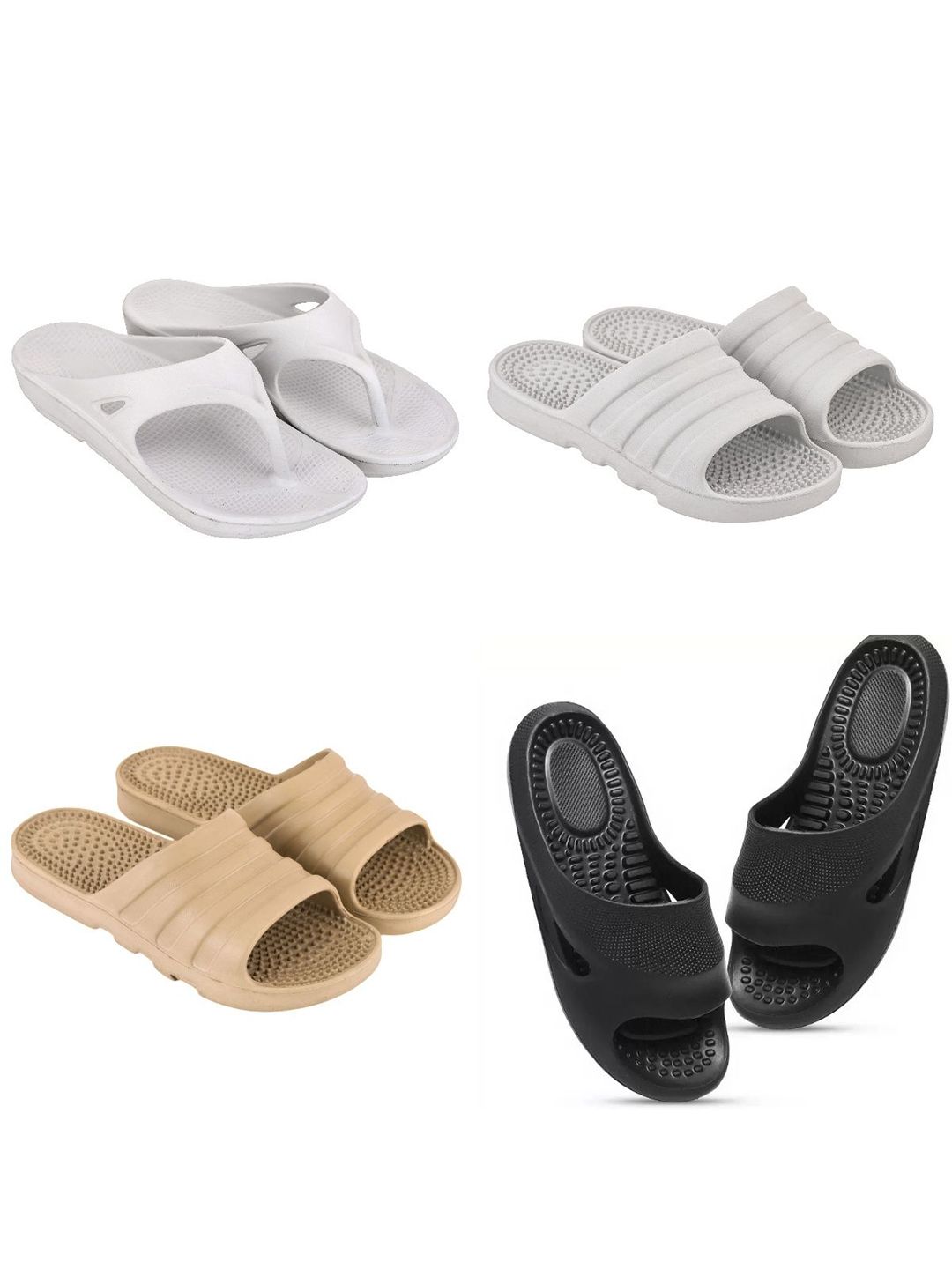 Feel alive Set Of 4 Ultra-Comfortable Lightweight Sliders