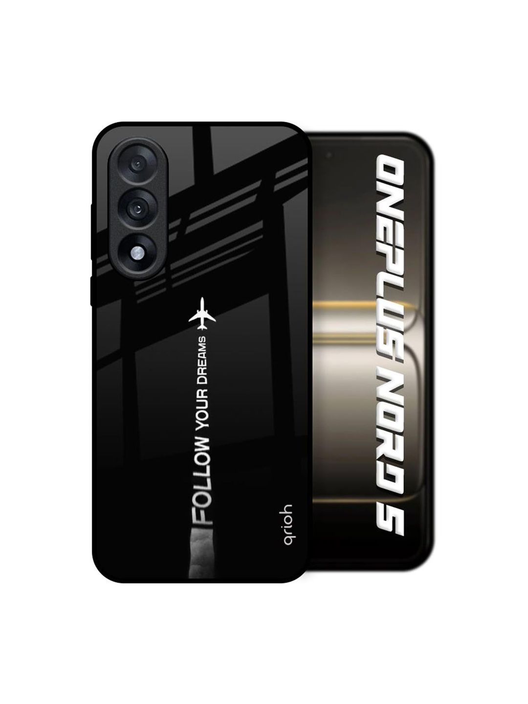 QRIOH Follow Your Printed Silicone OnePlus Nord 5 5G Back Case