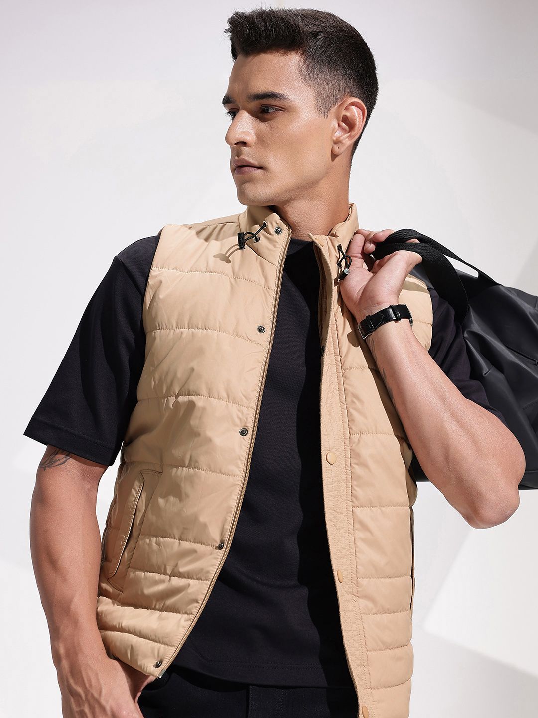 INVICTUS Mock Collar Padded Jacket