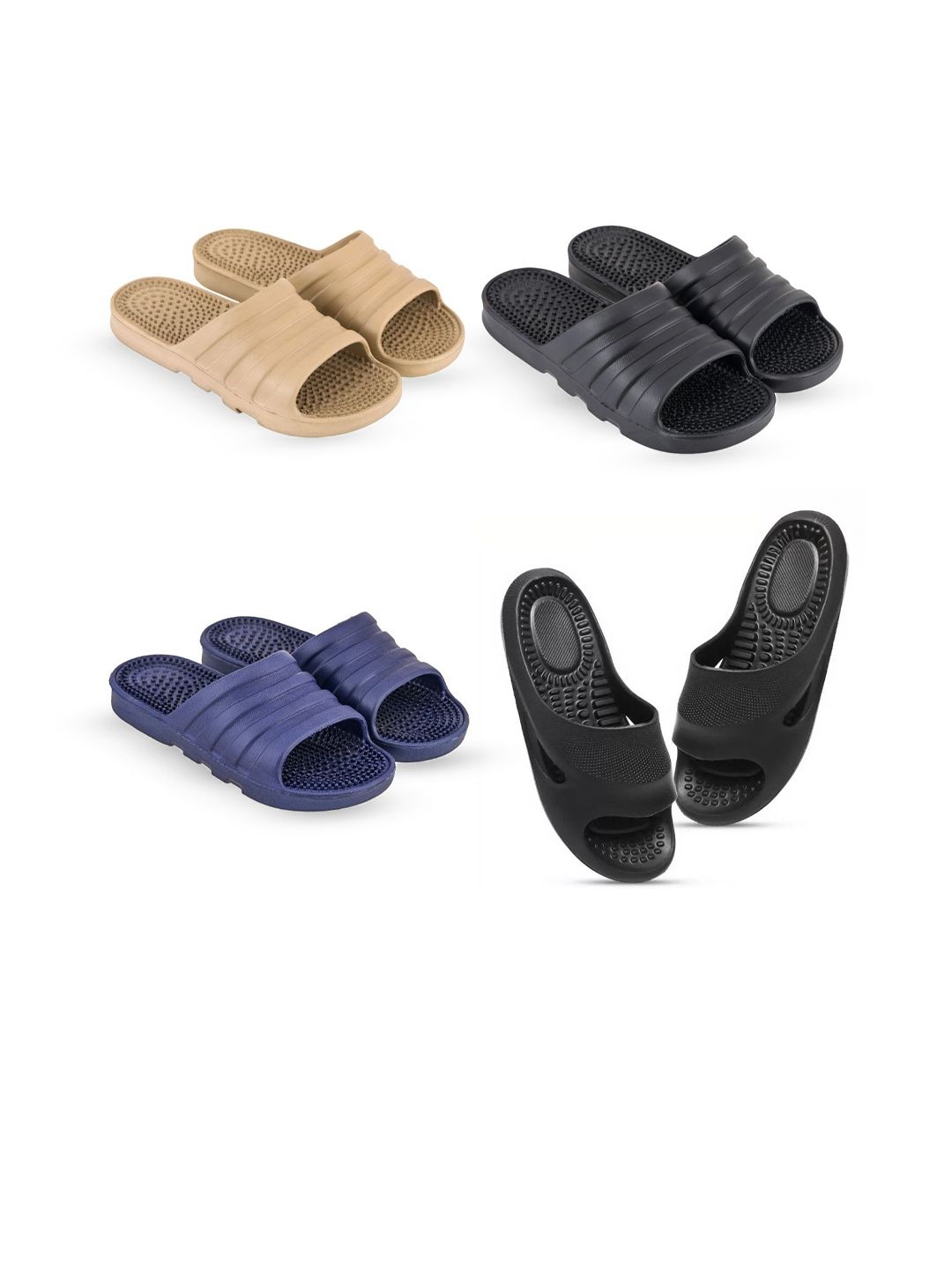 Feel alive Set Of 4 Ultra-Comfortable & Lightweight Sliders
