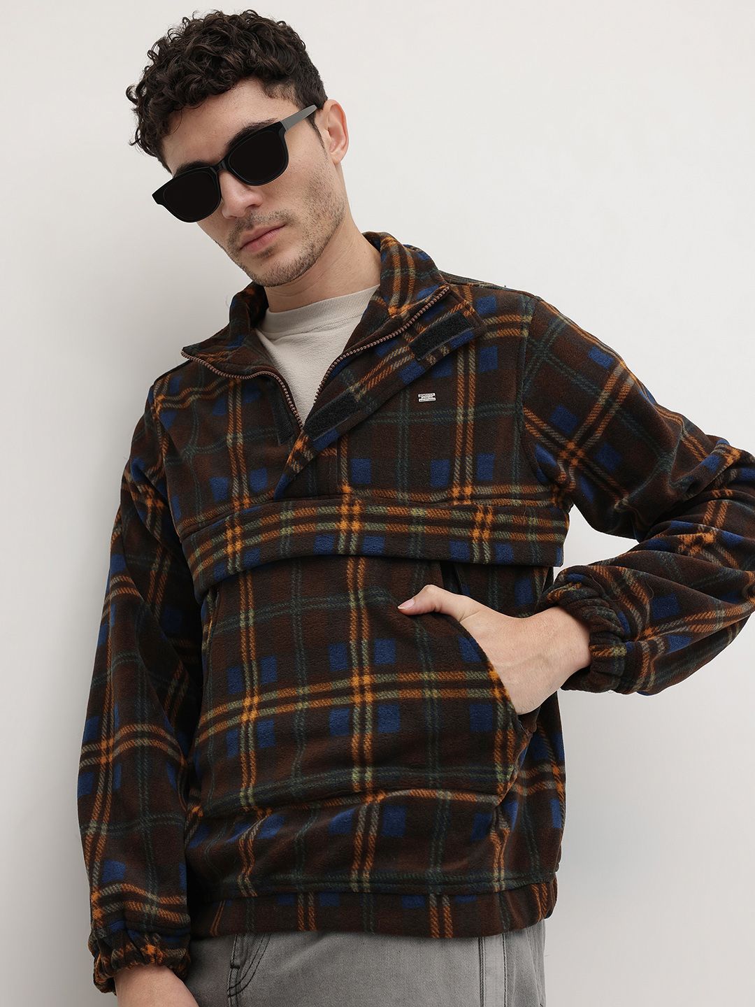 The Roadster Life Co. Fleece Mock Collar Tailored Jacket