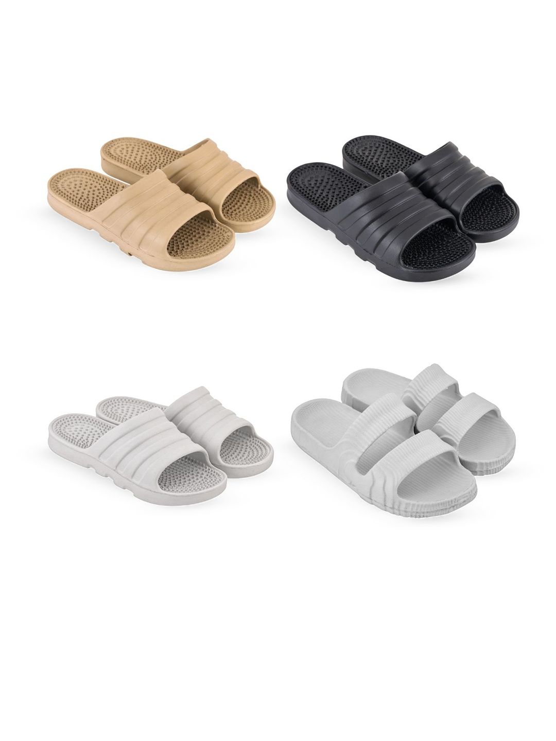 Feel alive Set Of 4 Ultra-Comfortable & Lightweight Sliders