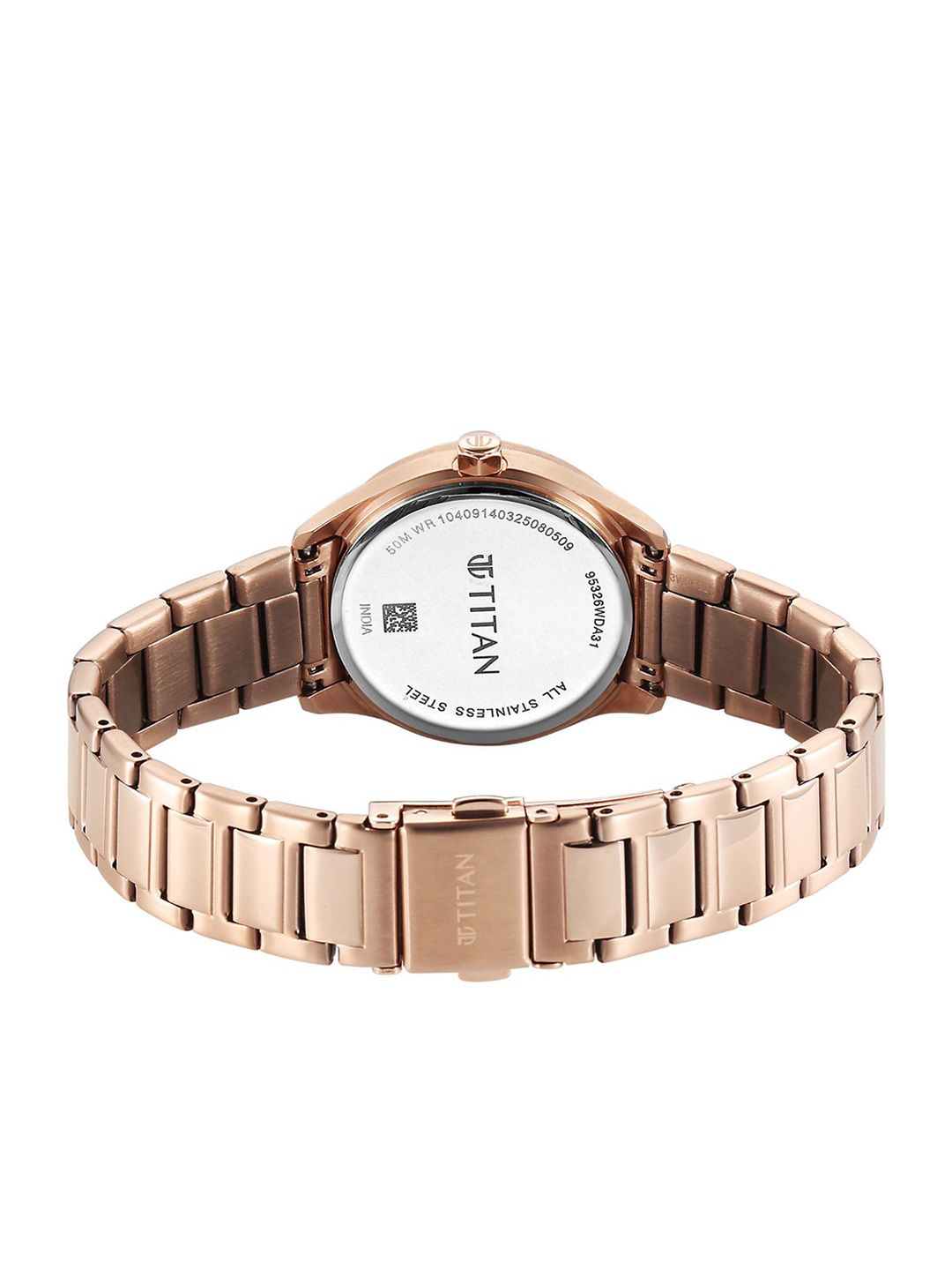 Patterned Dial & Bracelet Style Straps Analogue Watch 95326WM01