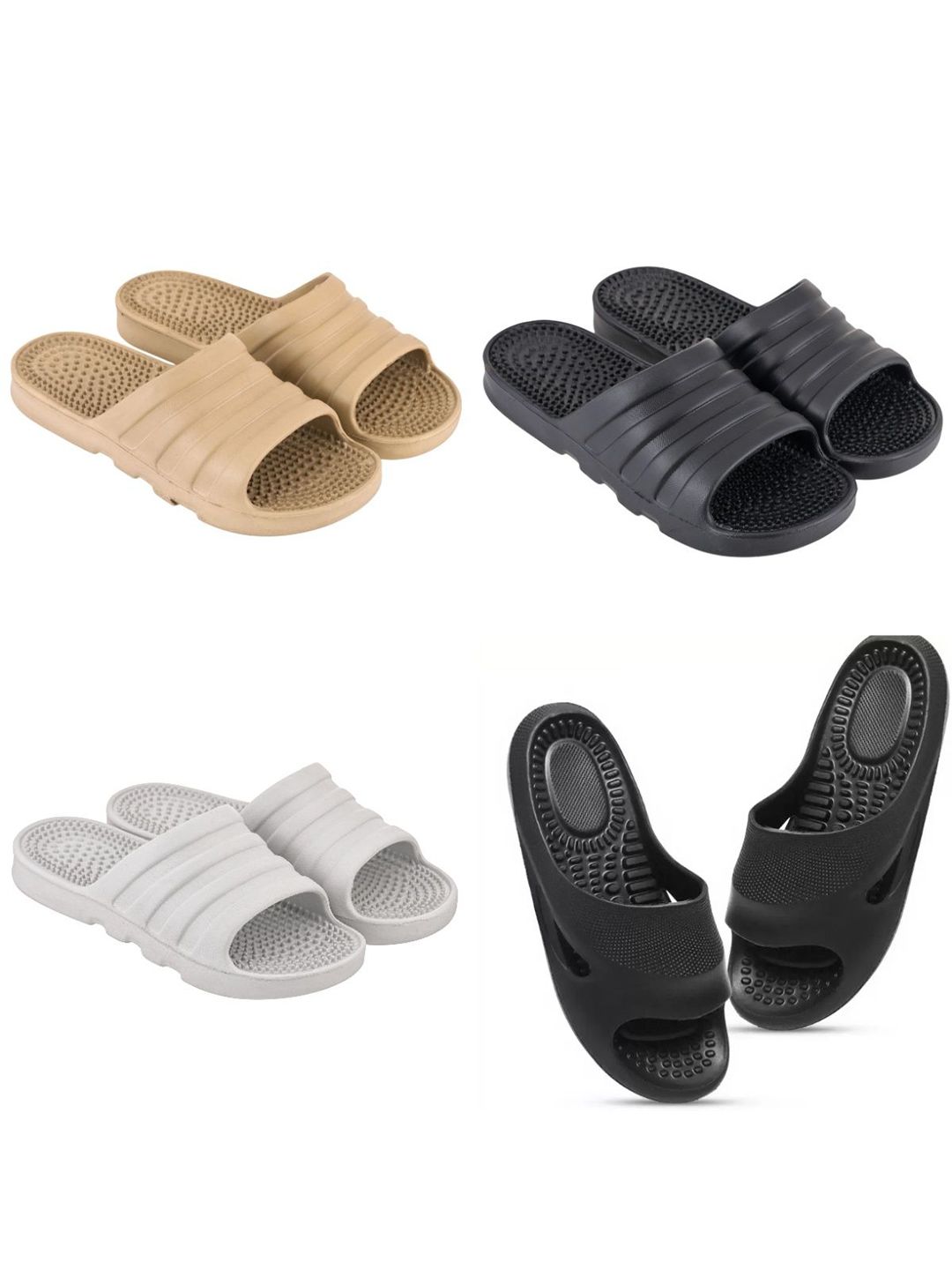Feel alive Set Of 4 Ultra-Comfortable & Lightweight Sliders