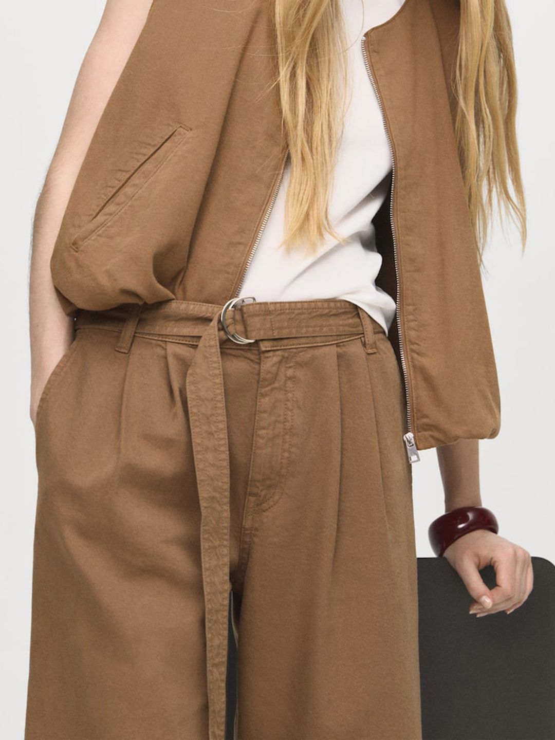 Belted Pure Cotton Jorts