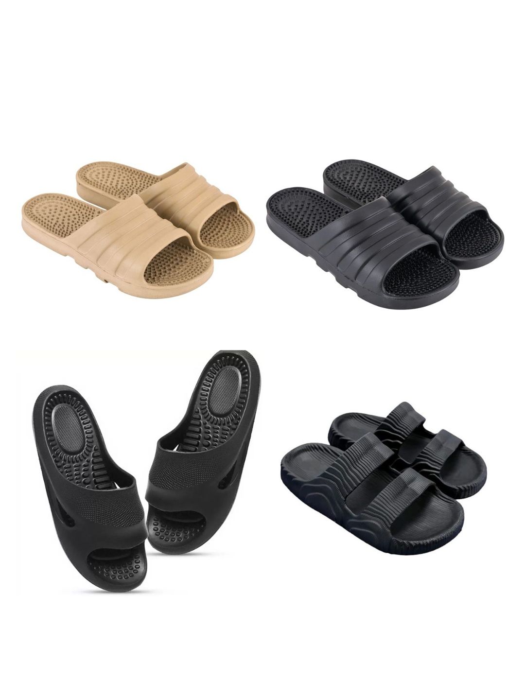 Feel alive Set Of 4 Ultra-Comfortable & Lightweight Sliders