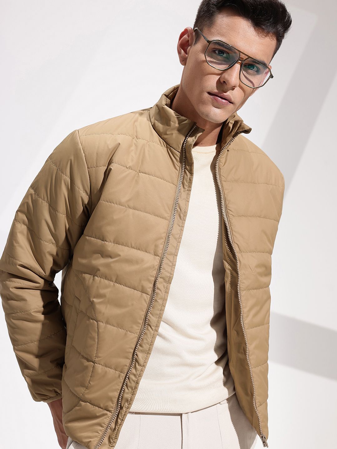 INVICTUS Mock Collar Padded Jacket