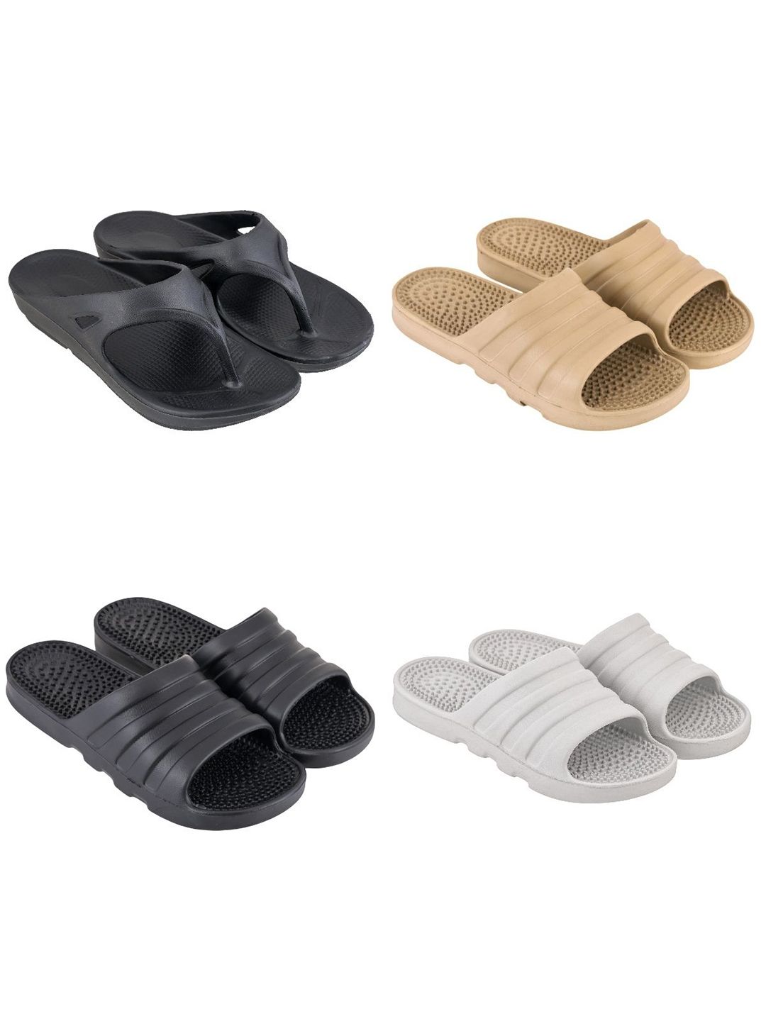 Feel alive Set Of 4 Thong Flip-Flops