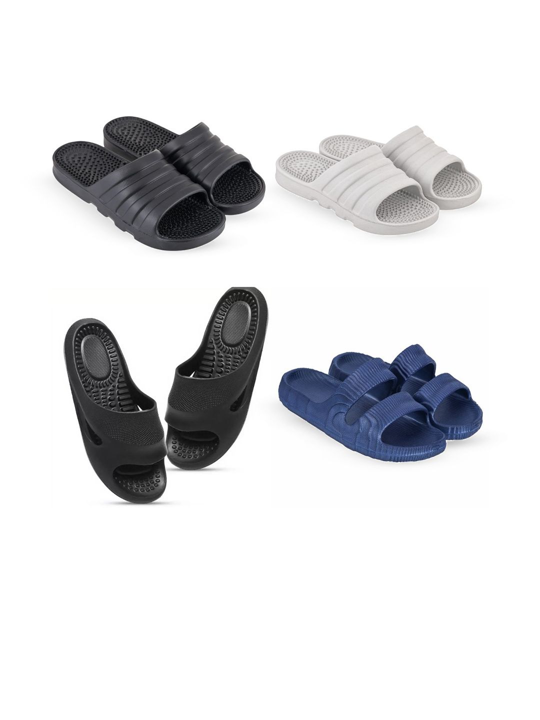 Feel alive Set Of 4 Ultra-Comfortable & Lightweight Sliders