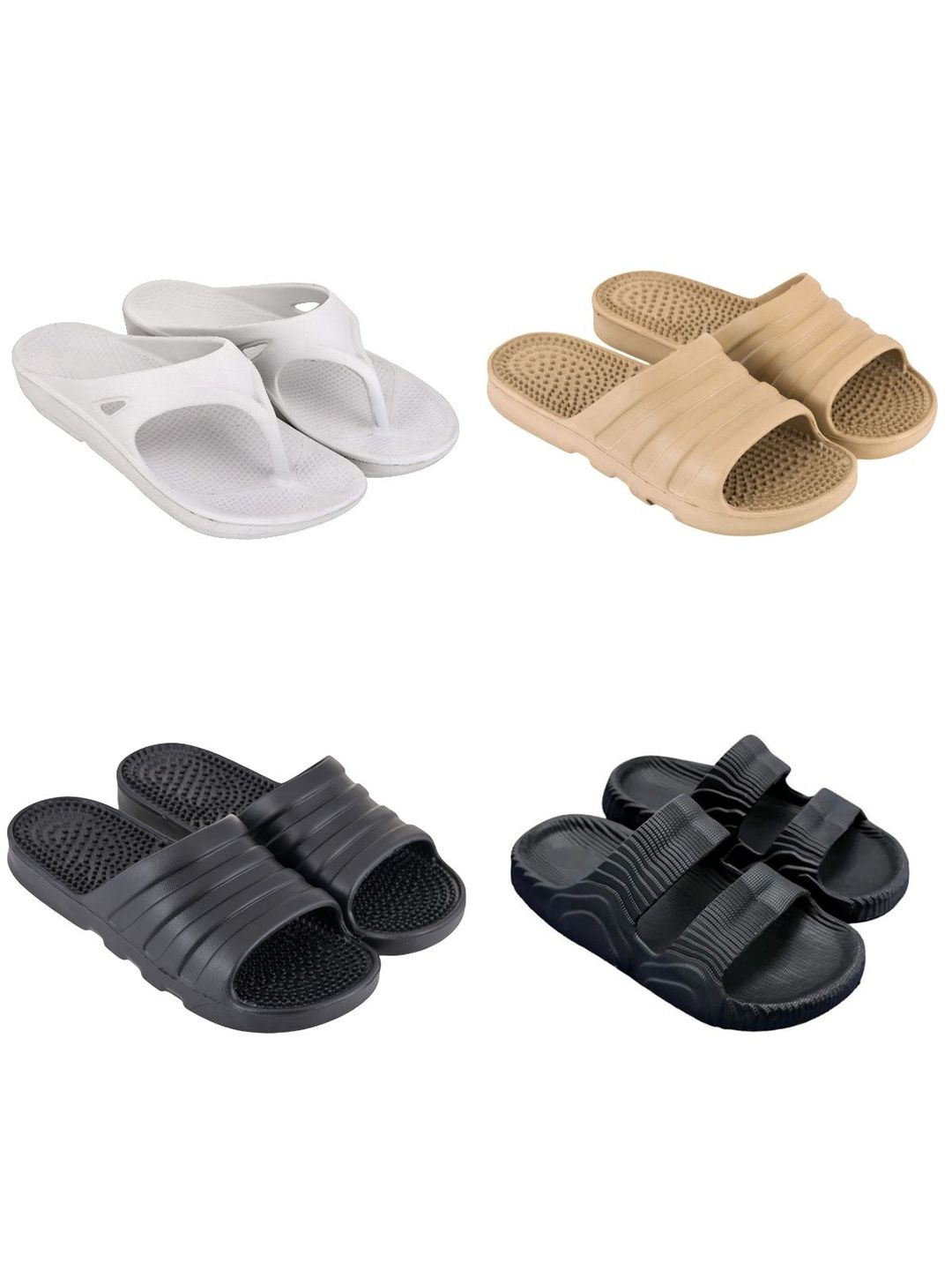 Feel alive Set Of 4 Ultra-Comfortable Lightweight Sliders