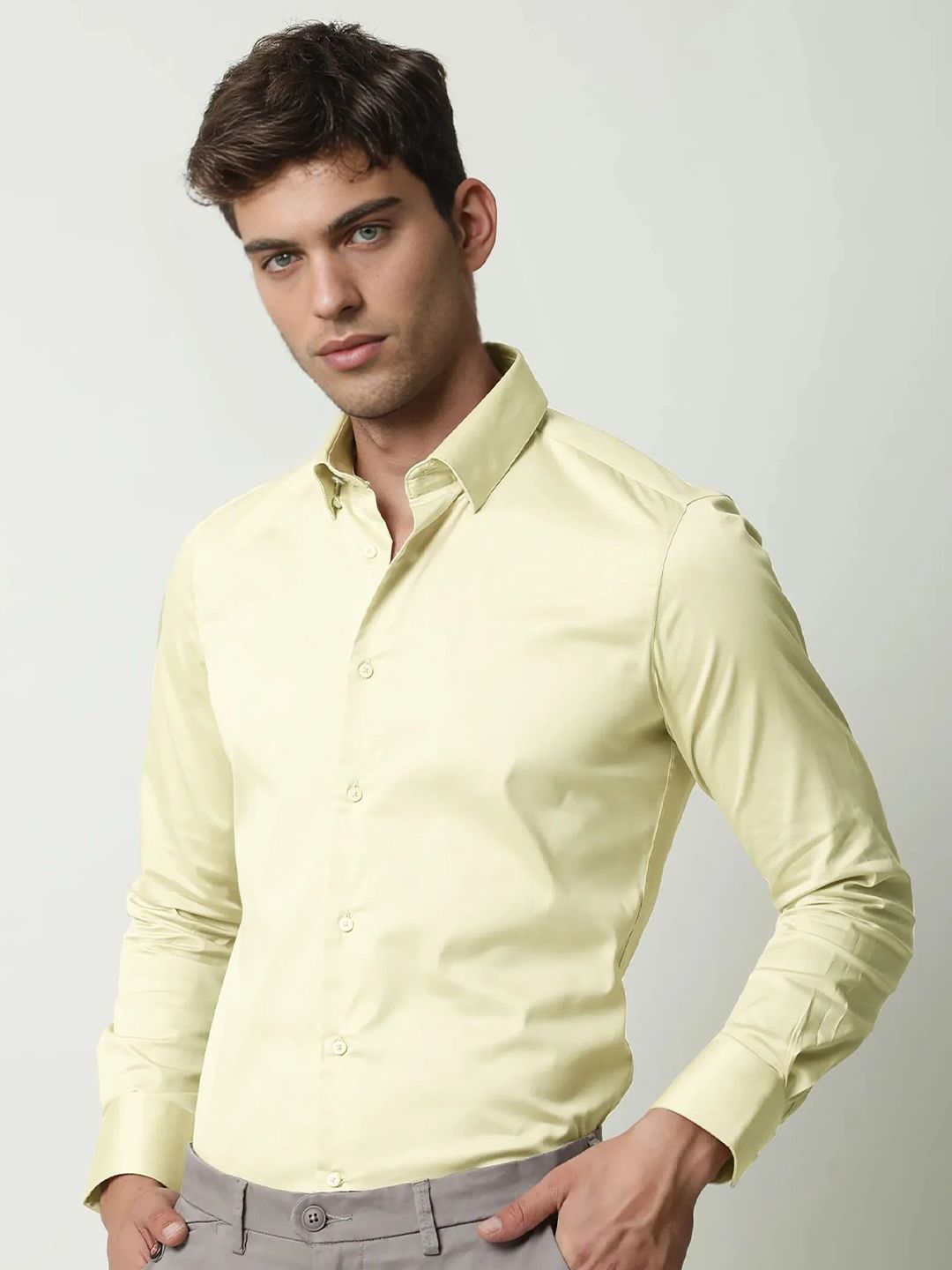 MISCHIEF MONKEY Long Sleeves Cotton Formal Shirt