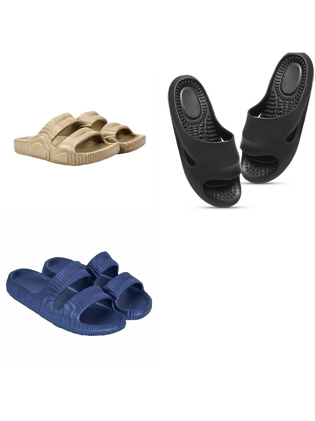 Feel alive Men Set Of 3 Lightweight Sliders
