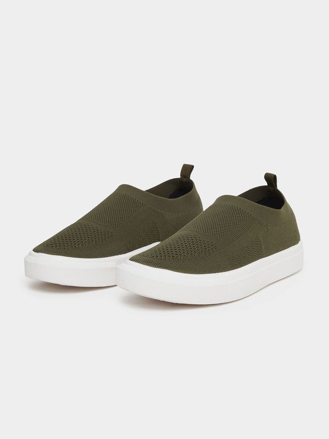 Styli Men Textured Mesh Sneakers