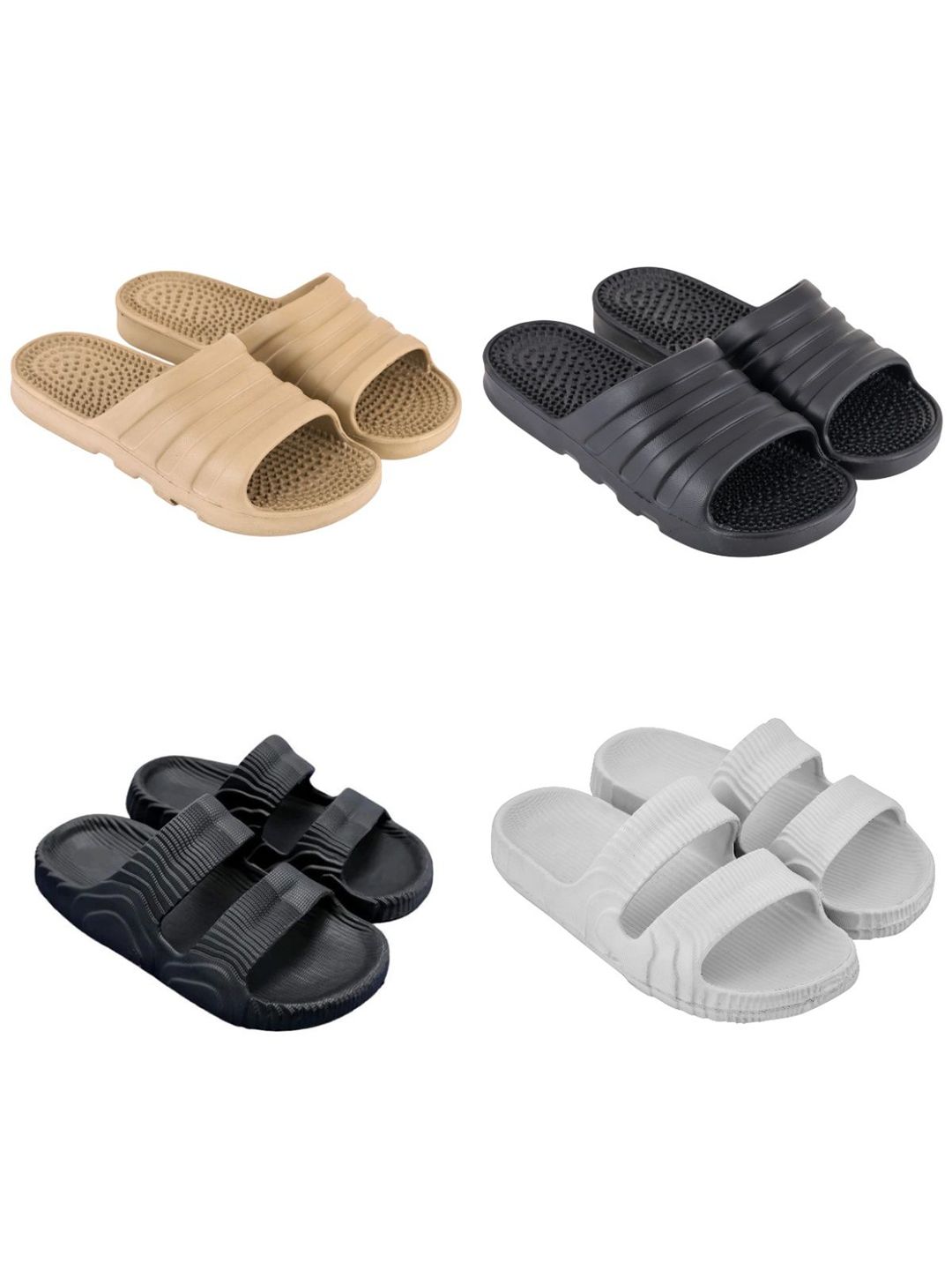 Feel alive Set Of 4 Ultra-Comfortable & Lightweight Sliders