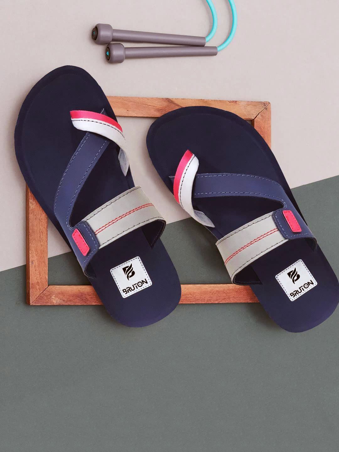 Bruton Men Striped Slip-On