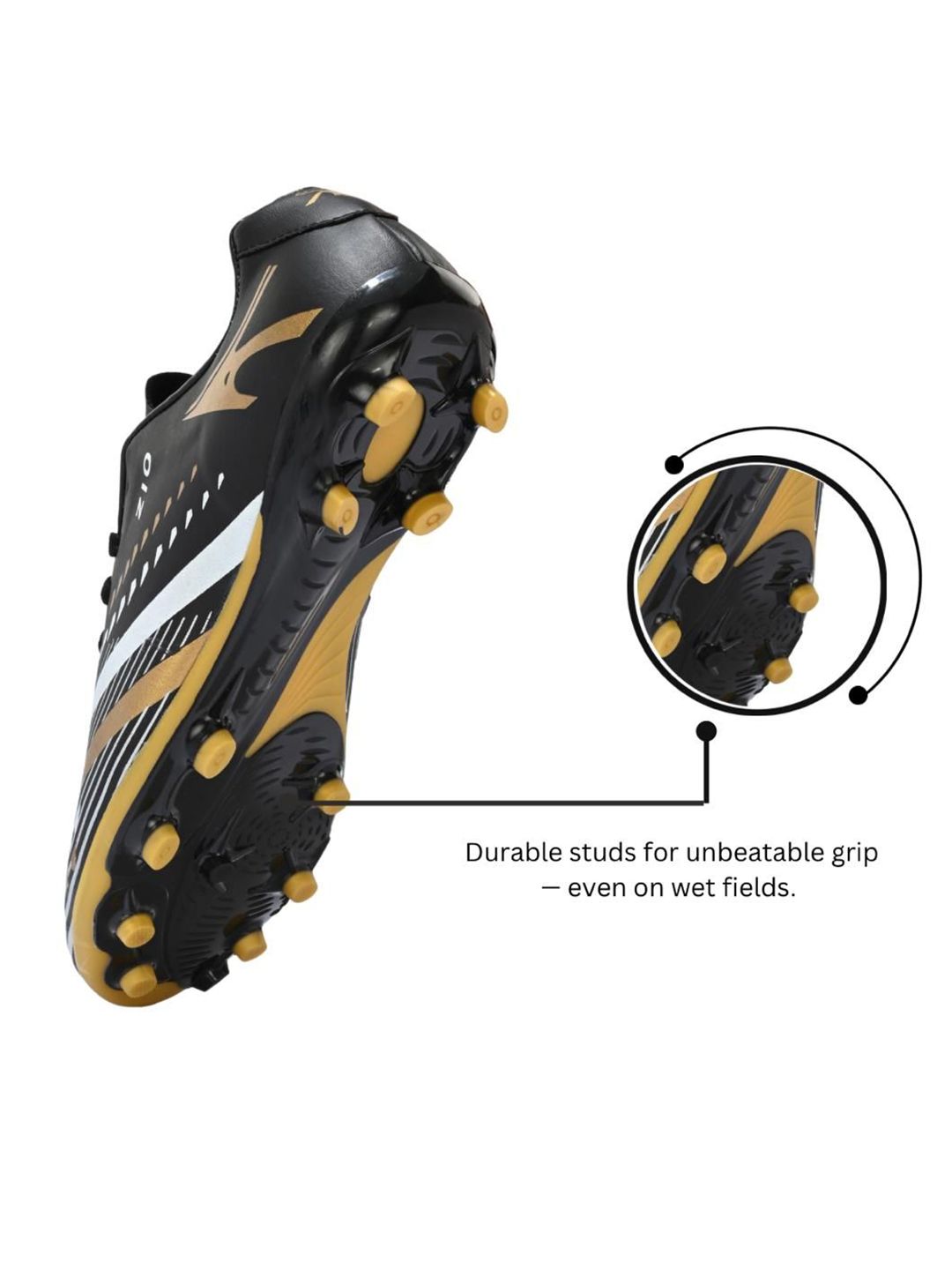Buy PRO ASE Men Zio Printed Football Shoes with Rubber Studs